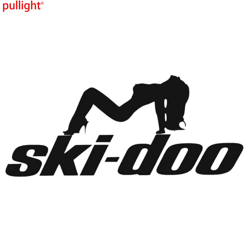 17.8CM*7.8CM Skidoo Decals Quad Plow Snowmobie Trailer Sticker naked girls Car Sticker Decoration