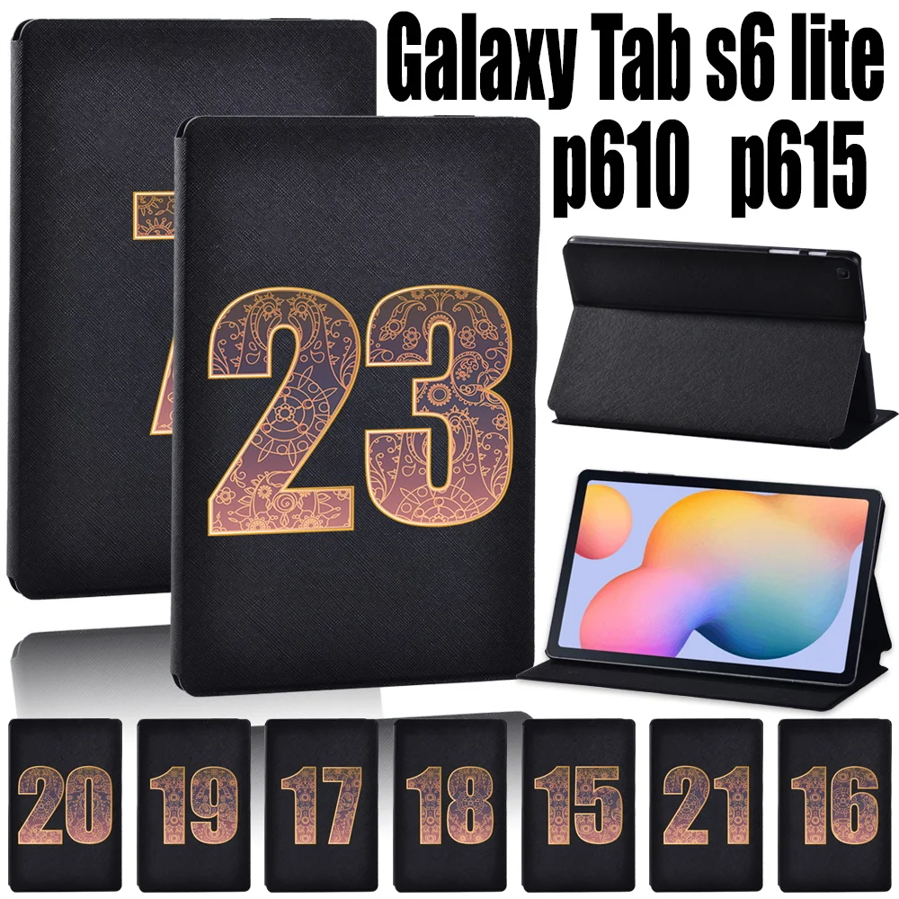 

Tablet Case for Samsung Galaxy Tab S6 Lite P610/P615 10.4 Inch Shockproof Folding Stand Tablet Cover Case + Stylus