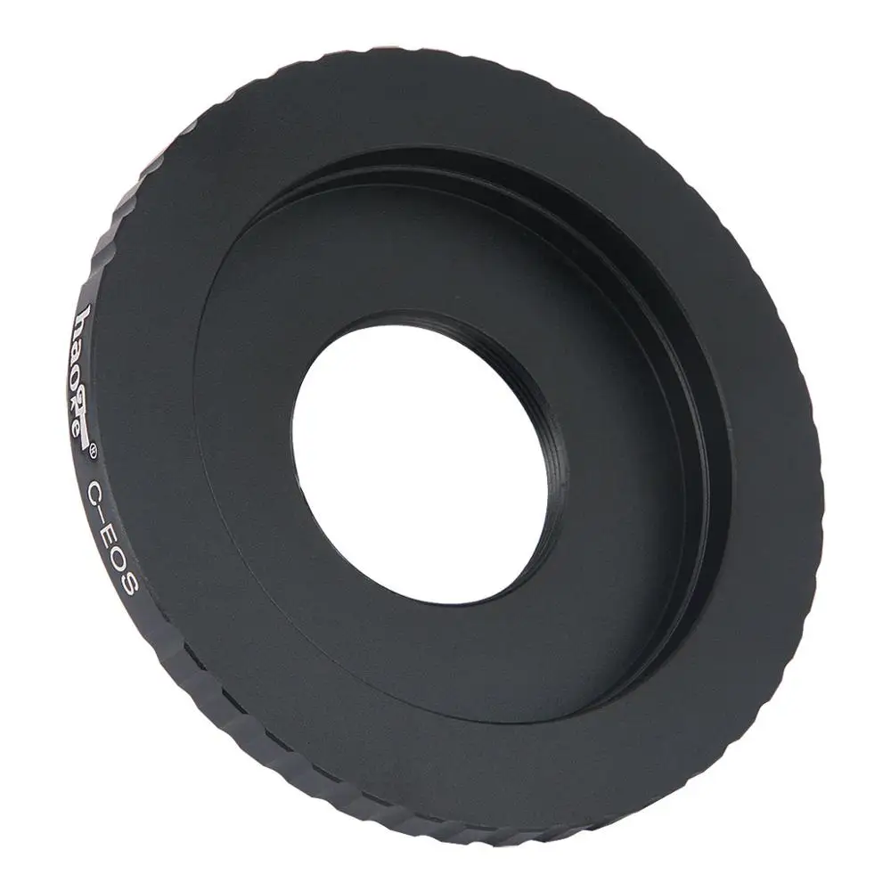 Haoge Manual Lens Mount Adapter for C Movie Film Lens to Canon EOS Rebel 80D 70D 60D 50D 550D 500D 5D 5DS 7D EF EF-S Camera