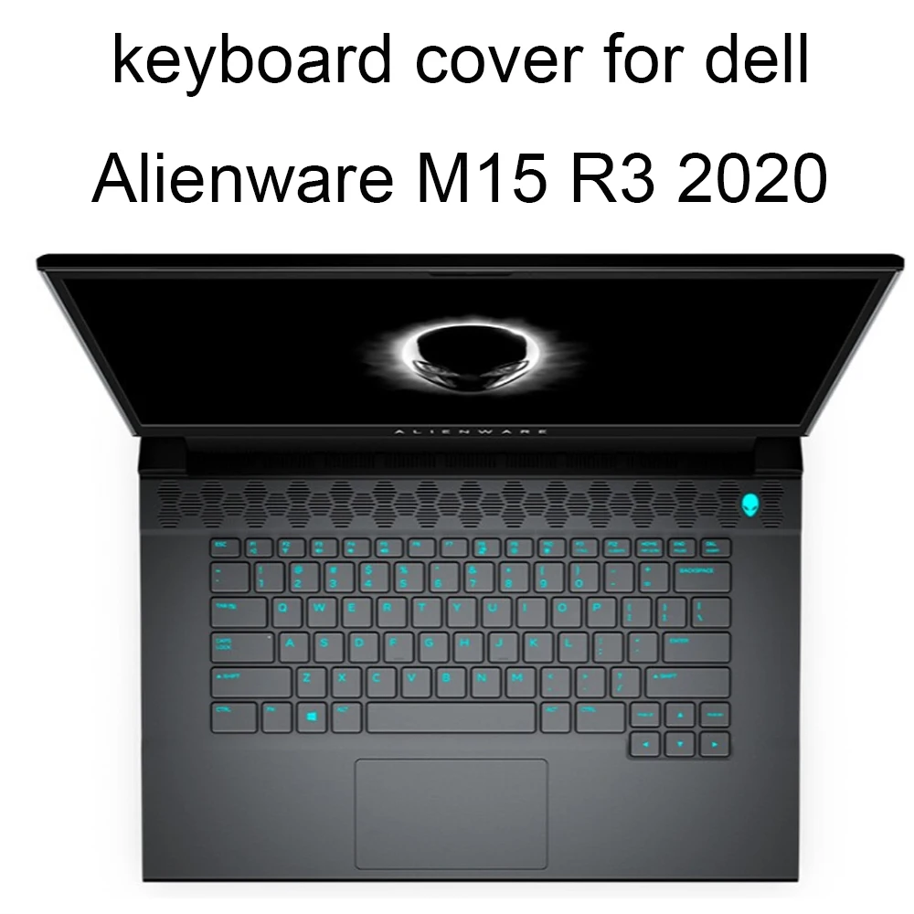 M15 Keyboard Covers for Dell Alienware M15 M17 R3 R2 2020 US Enter laptop dust protector cover silicone skin clear  low price