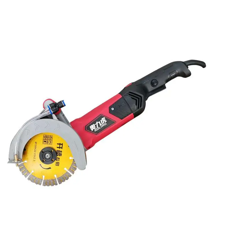 

3800W Wall chaser monolithic concrete cutting machine with water and dust-free hydroelectric installation wall angle grinder