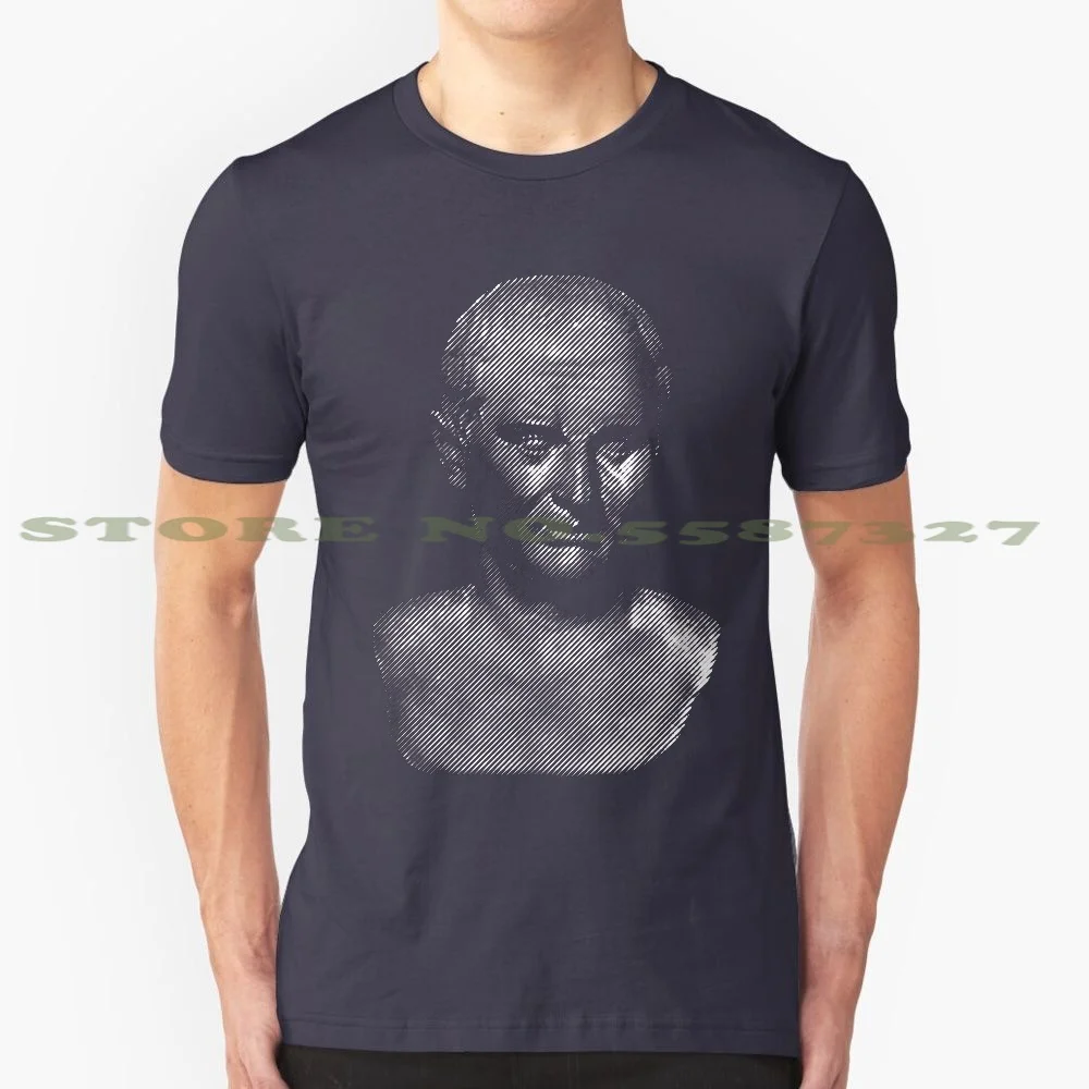 Cicero 100% Pure Cotton T-Shirt Cicero Roman Famous Head Portrait Ancient White Orator Culture History Philosophy Tullius