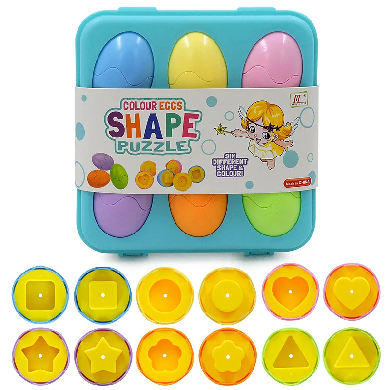 26/12/6 Stuks Vorm Letter Matching Egg Montessori 3d Puzzel Voor Kinderen Montessori Speelgoed Herkennen Kleur Educatief Speelgoed Voor Kinderen