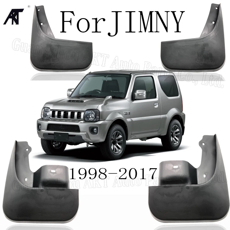 Car Mud Flaps For 2007-2017 Suzuki Jimny Sierra Wide (JB) Chevrolet Jimny Jimmy Mudflaps Splash Guards Mud Flap Mudguards Fender