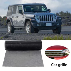 Car Tuning Grill Auto Racing Grille Mesh Vent Universal Aluminum Automotive Grille Net Insert Bumper Vehicle Body Protective