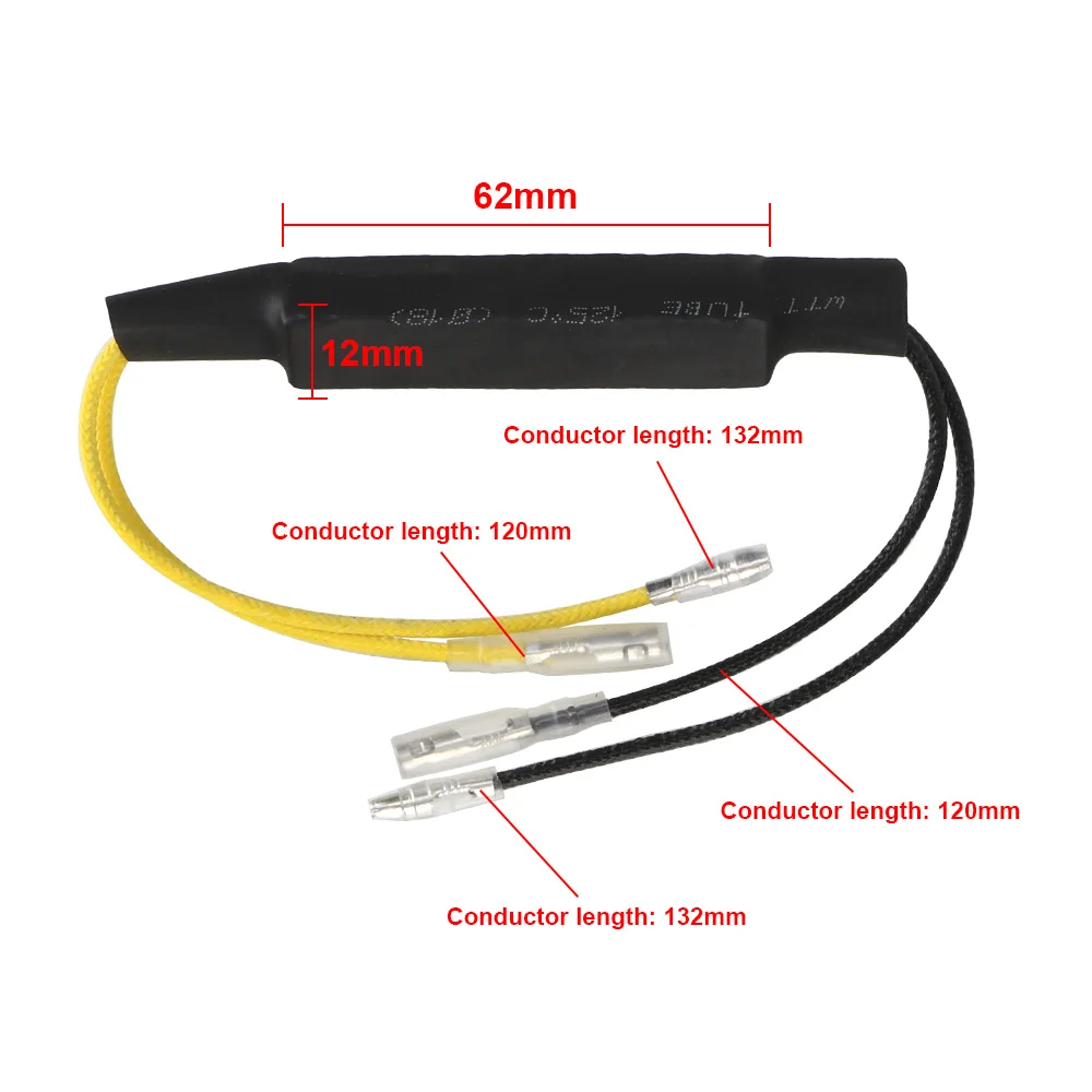 LED Turn Signal lights Motorcycle Flasher Solve Blinker Error 12V 21W Fault Decoder Indicator Load Resistor AMS Cement