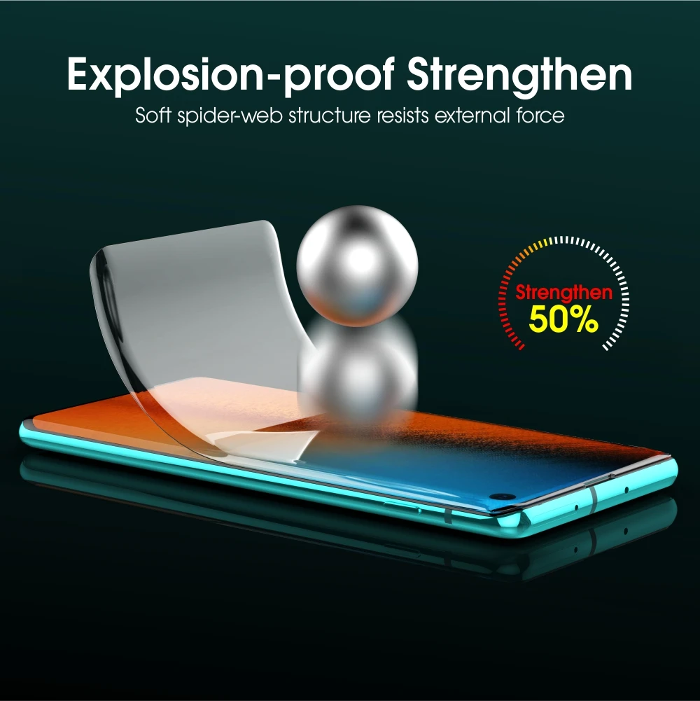 Vothoon-Protector de pantalla HD para Samsung Galaxy S24 Ultra S23 S22 S21 5G S10 Plus S10e, película de hidrogel de cobertura completa 3D