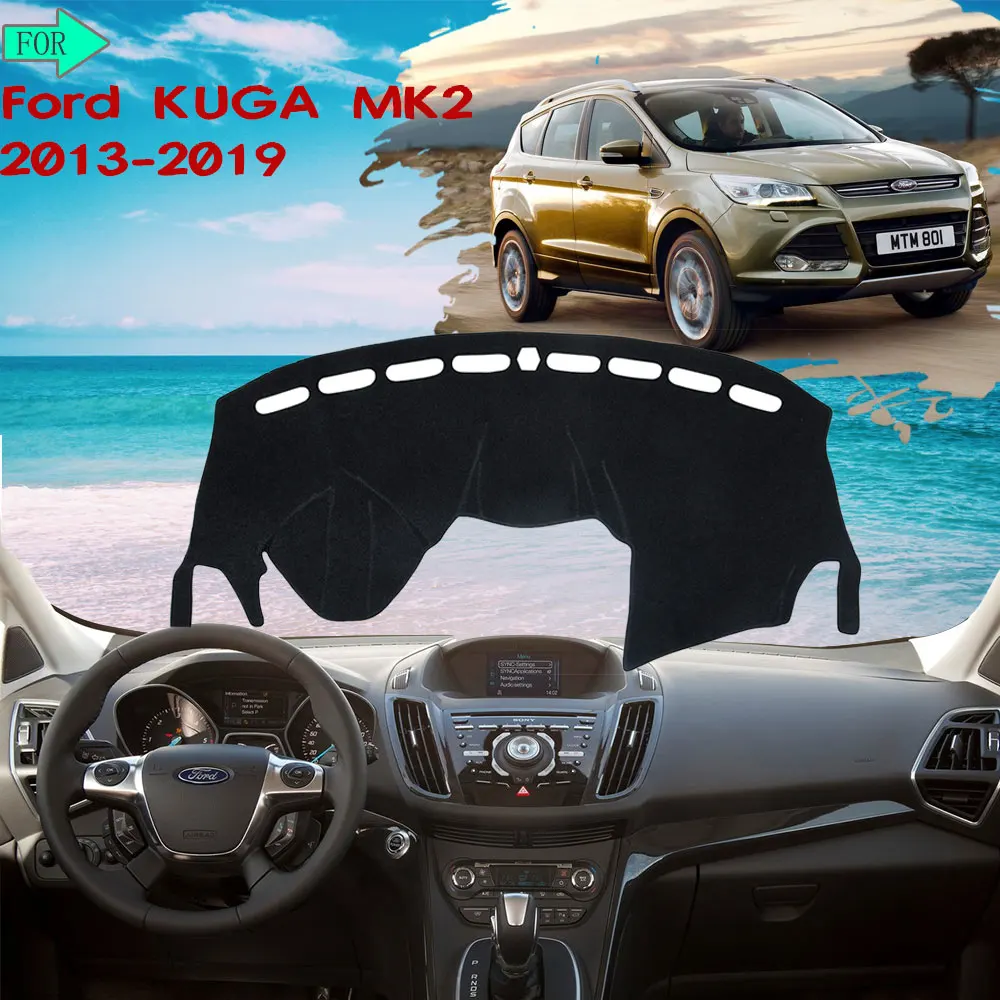 for Ford KUGA 2013 2014 2015 2016 2017 2018 2019 Dashboard Rug Mat Cover Protective Avoid Light Pad Carpet Car-Accessories-Goods
