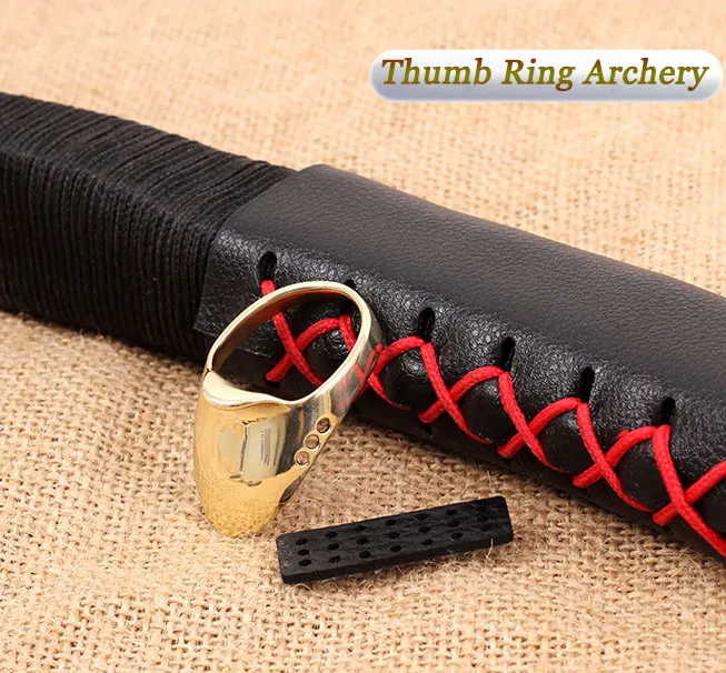 New Thumb Ring Archery Metal Brass Diameter 18/20/22mm Thumb Ring Archery Polishing Anti-shedding For Bow Hunting Accessories