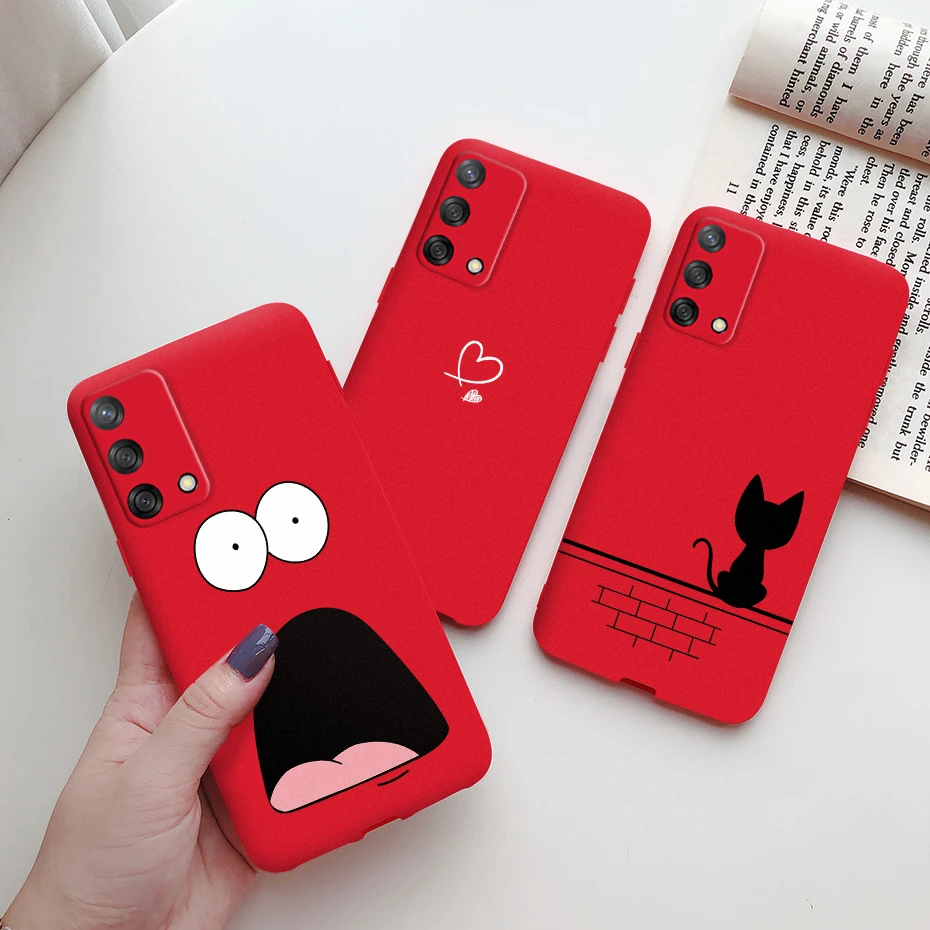 For Oppo A74 Case CHP2219 Soft Funda Cute Silicone TPU Painted Back Cover For Oppo A74 5G A 74 CPH2197 OppoA74 Phone Cases Coque