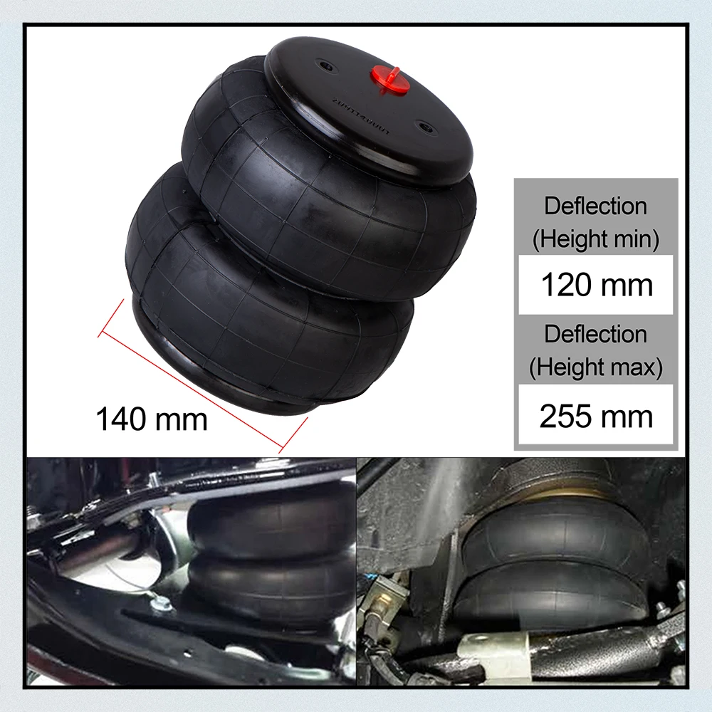 

Air Suspension Shock Absorber Airspring Bellow Rubber Airspring Air ride Shock Absorbe 2E2600 Suit For Truck or Pickup Truck