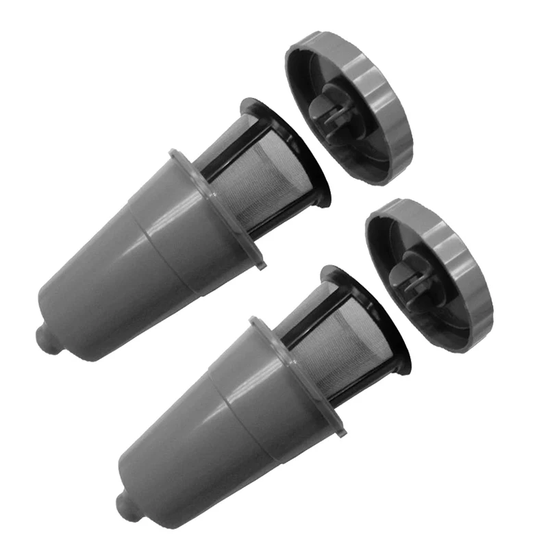 Confezione da 2 filtri per caffè capsule riutilizzabili per Keurig 2.0 My K Cup K500 Brewers B30 B40 B50 accessori per tazze da caffè in acciaio inossidabile