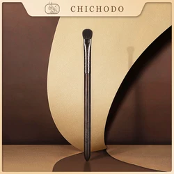 CHICHODO Makeup Brush-Luxurious Carved Ebony Animal Hair Series-Goat Hair Eyeshadow Brush-Cosmetic brushes&beauty-E107