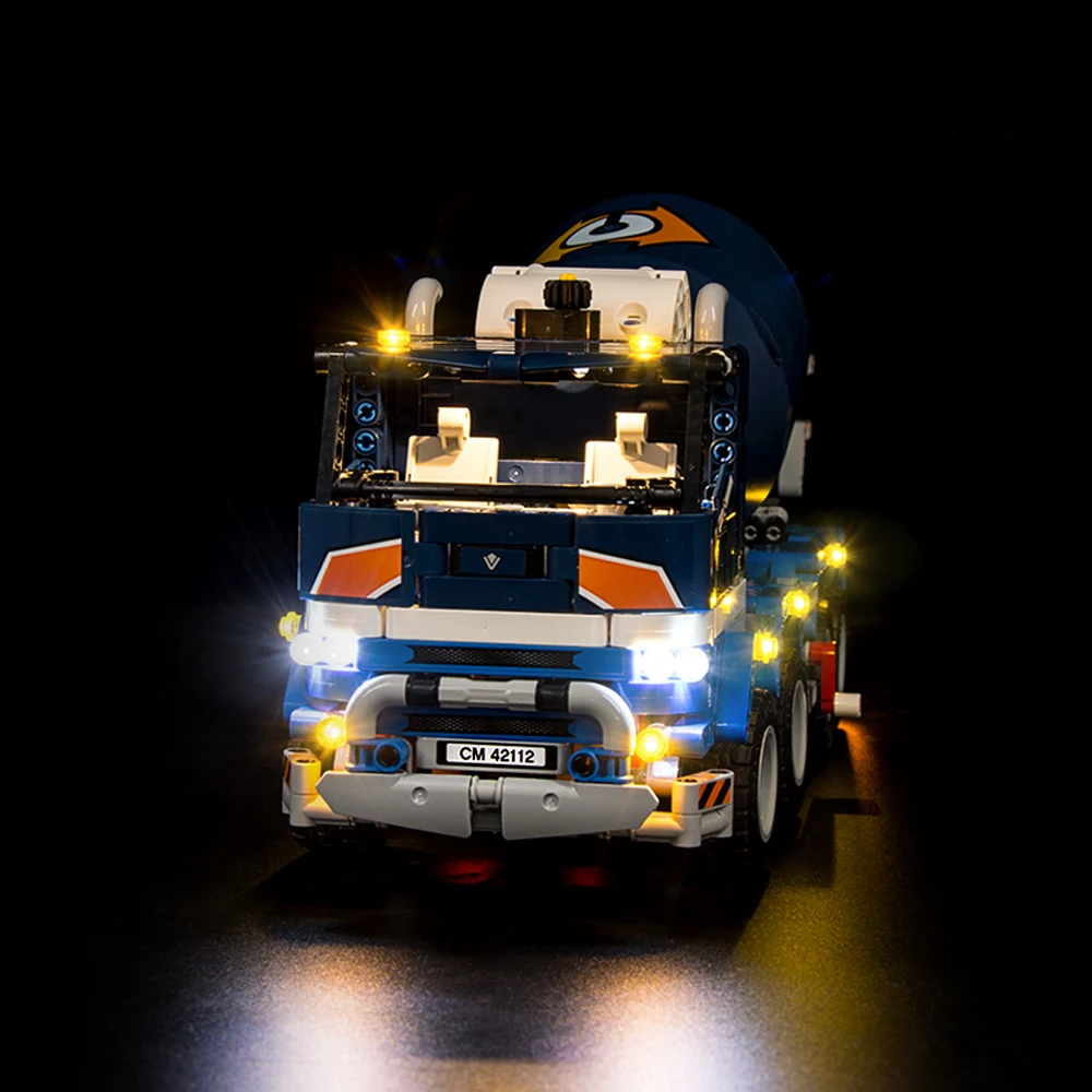 Led Light Kit For 42112 Concrete Mixer Truck  DIY Toys Set (Not Included Building Blocks)