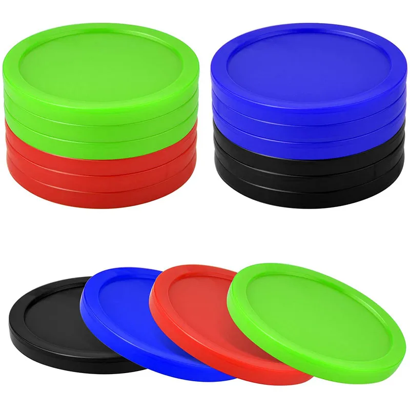 10Pcs 51mm/64mm ABS Air Ice Hockey Pucks Piece Children Table Mini Ice Hockey Piece Replaceable For Ball Sport Accessories