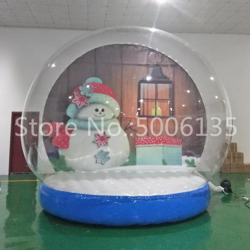 

Inflatable Christmas Snow Globe Decoration Cheap Price Inflatable Photo Booth 2m/3m/4m Snow Globe For People Go Inside