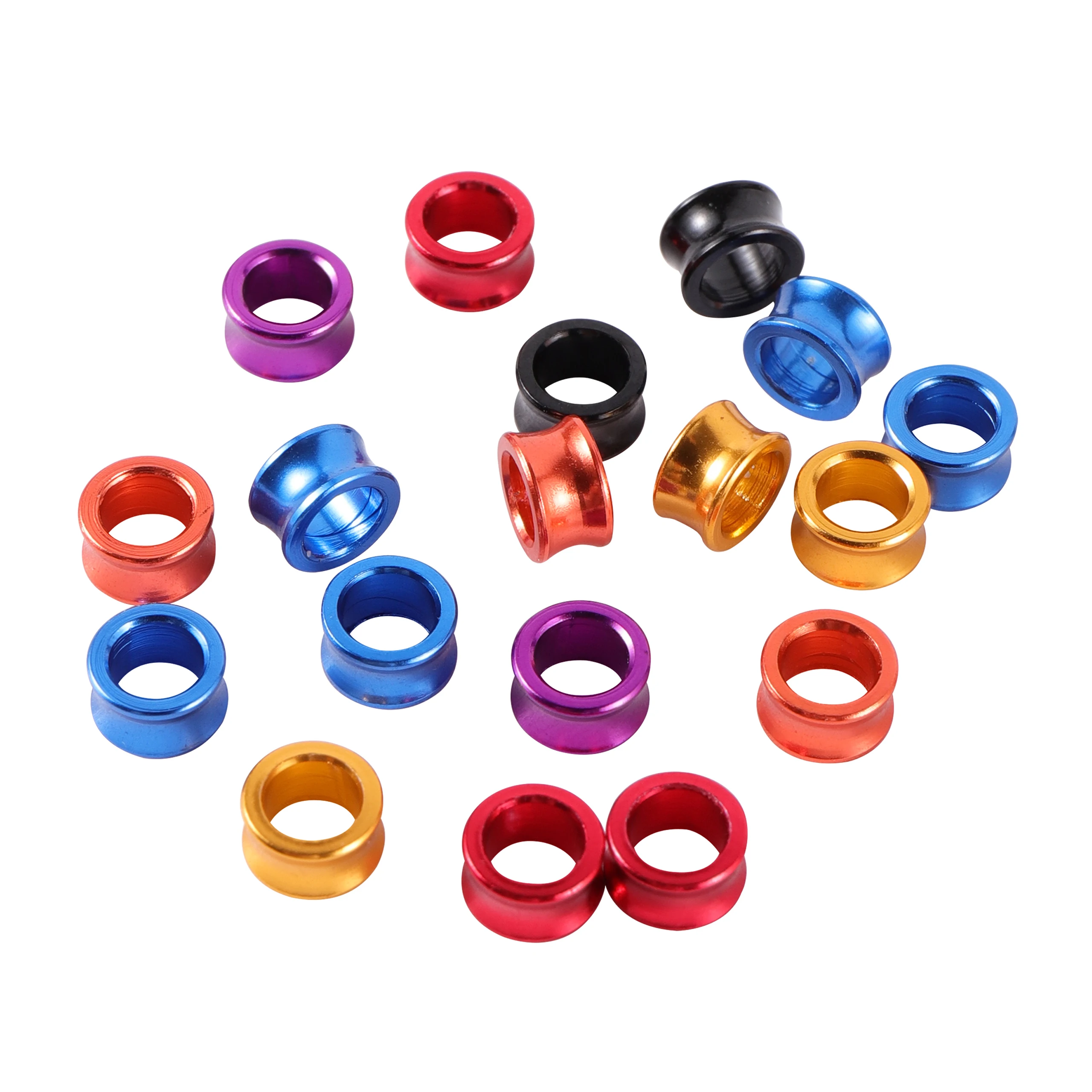 30 pz 4/5/6/7/8mm alluminio uccello piede anello Tag allenamento strumento di comportamento colori misti allenamento volante all\'aperto