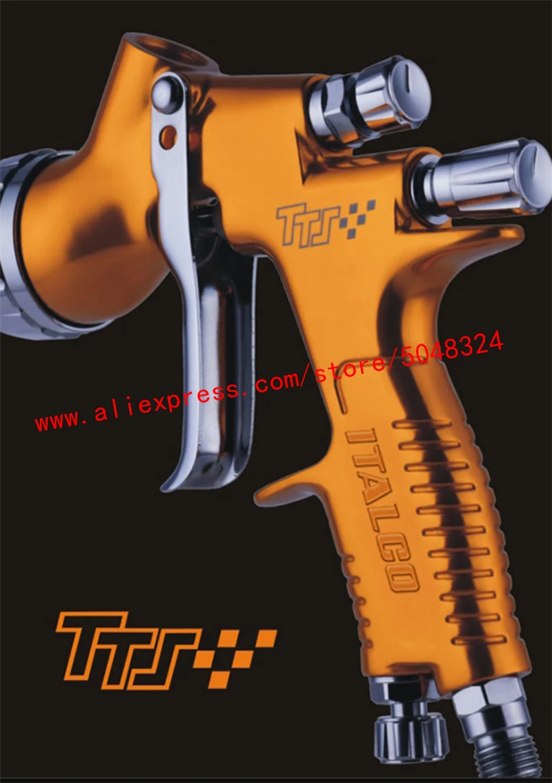 high-efficiency spray gun 1.3mm 600CC cup TTS gravity spray gun high-quality spray tools ITALCO Auarita