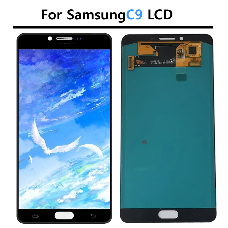 Tested LCD Screen For Samsung Galaxy C9 LCD C9000 Display Touch Digitizer Assembly Replacement Parts