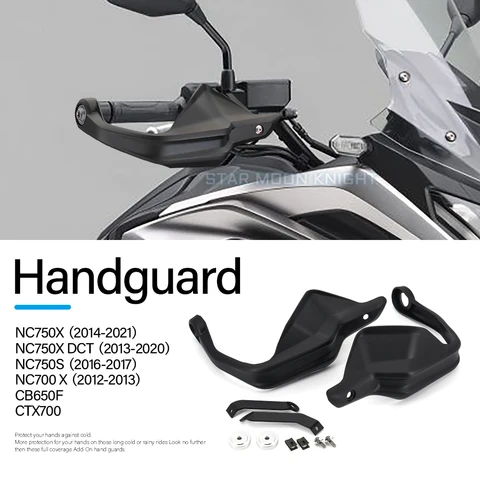 Подходит для мотоцикла Honda NC 750 X ABS Handguards NC700X NC750S CB650F CTX700 NC750X 2018 2019 2020 2021 защита рук