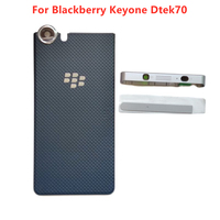 New Back Battery Cover +Top Cover Panel Rear Door Housing Case Battery Cover With Camera Lens For Blackberry Keyone Dtek70 Phone