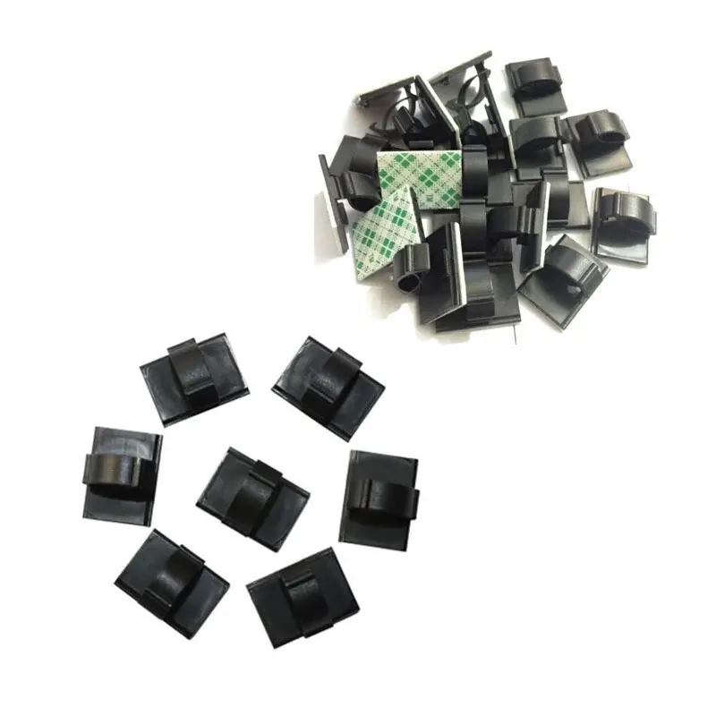 Heißer Verkauf Kunststoff Kabel Klebstoff Kabel Clip Klebrige Verdrahtung Schnalle Große Draht Befestigung Sitz Kabel Befestigung Clip Auto Draht Sortierung clip