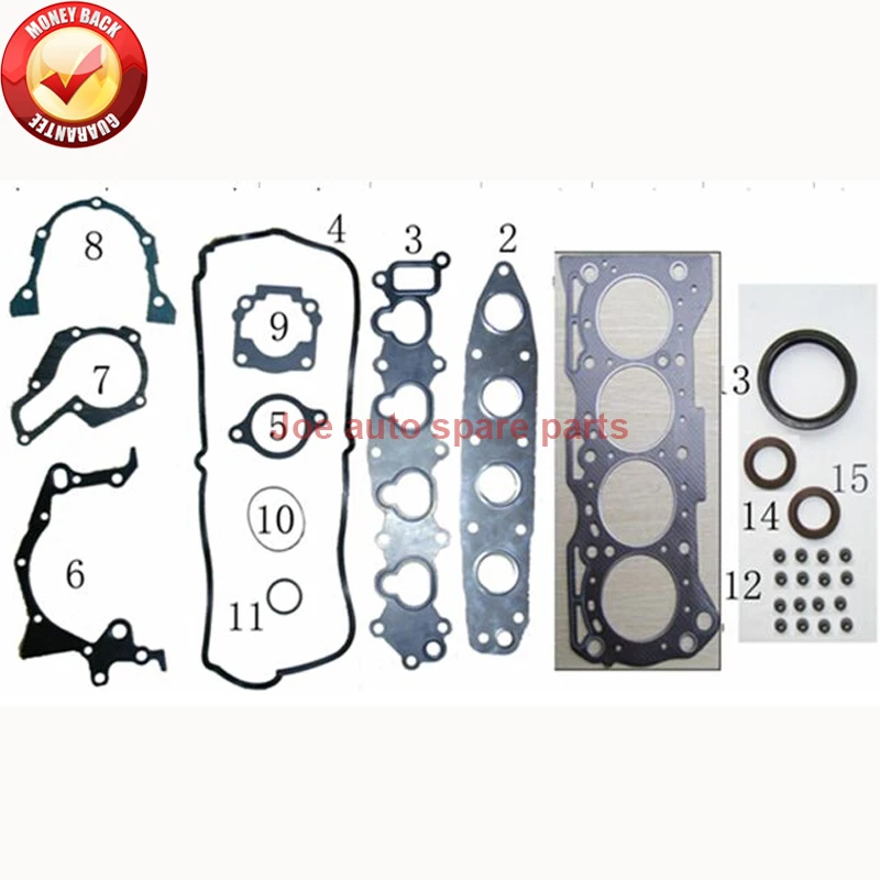 

G16B Engine Full gasket SET kit for SUZUKI ESCUDO CULTUS BALENO ESTEEM VITARA GRAND X-90 SWIFT II 1.6L 11400-71812 50111500