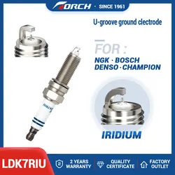 TORCH LDK7RIU Iridium Spark Plug Bujia Automotive Spark Plugs for BWM for CHERY for HYUNDAI for KIA for HONDA