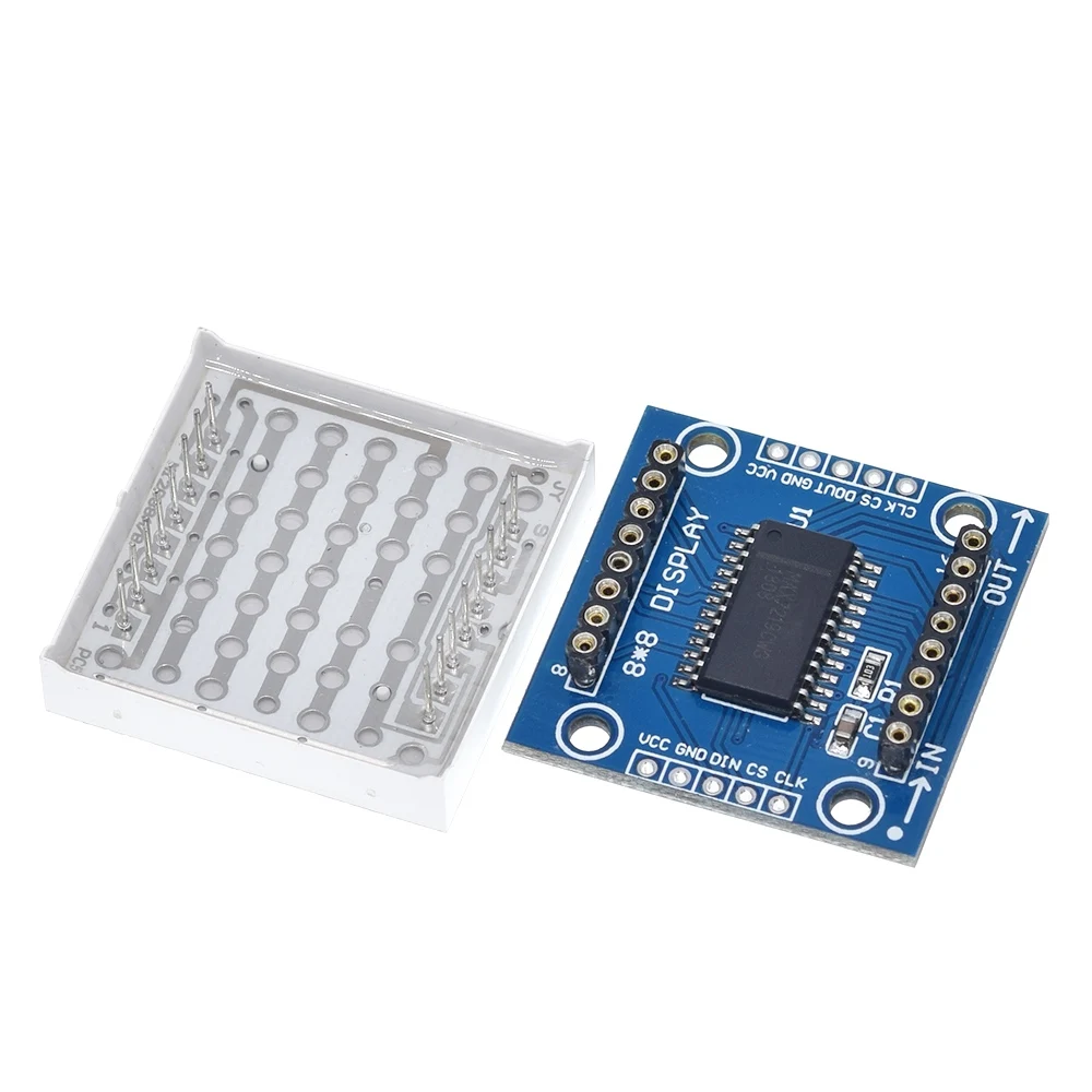 TZT MAX7219 dot matrix module microcontroller module display module finished goods , Can be together for arduino programming