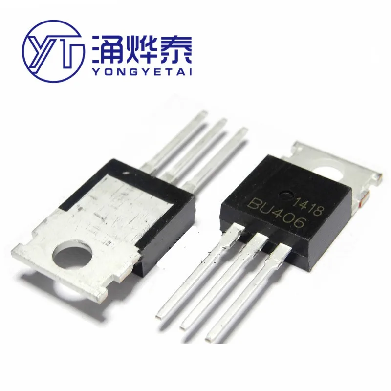 TAI 10PCS BU406 TO-220 200V 7A NPN Ultrasonic Humidifier Atomizer