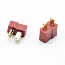 10pcs Red T Plug Connectors for RC Batteries #3
