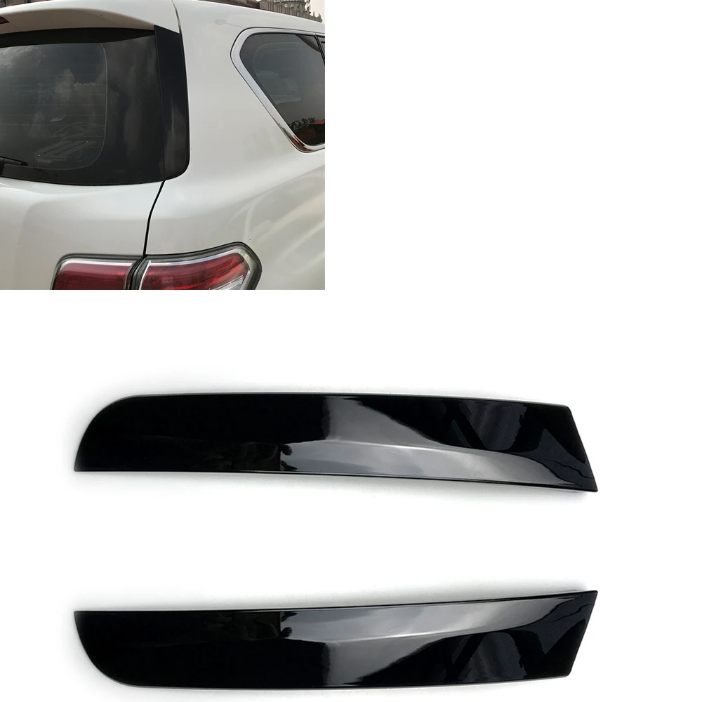 

For Nissan Patrol Y62 2010-2018 Rear Window Trim Side Spoiler Wing Glossy Black Tail Gate Canard Splitter Trunk Windshield Cover