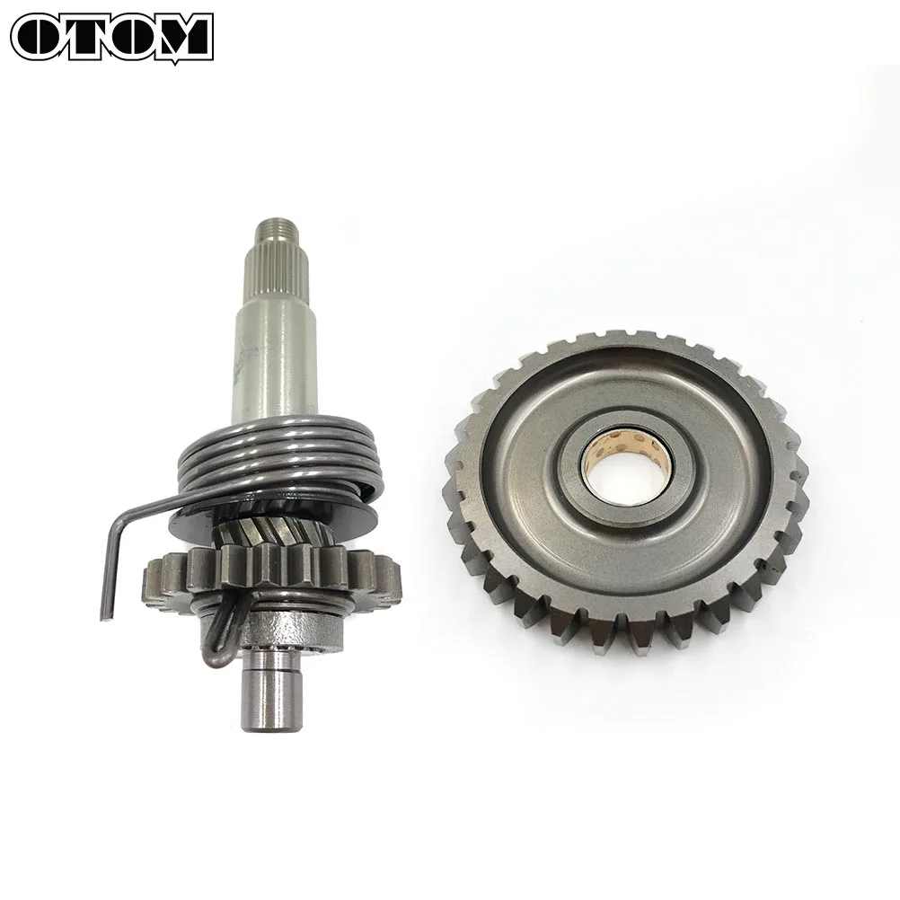 

OTOM Motorcycle Start Shaft Axle Idler Combination Gear Kit For YAMAHA DT230 MT250 2 Stroke Engine Part dt 250cc Motorbike Assy