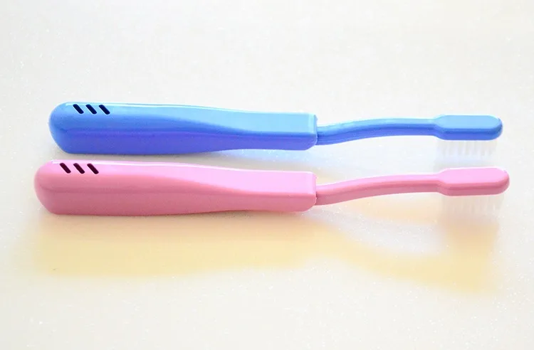 Brosse à dents de voyage pliable, 2 pièces, brosse à dents Portable et souple, pour voyage d'affaires, hôtel, hygiène buccale