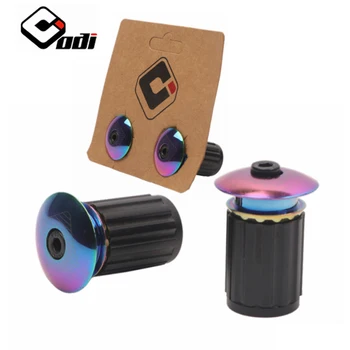 ODI – bouchon d'extrémité de guidon de vélo en alliage d'aluminium, poignées ultralégères pour guidon de vtt sur route de 22.2mm