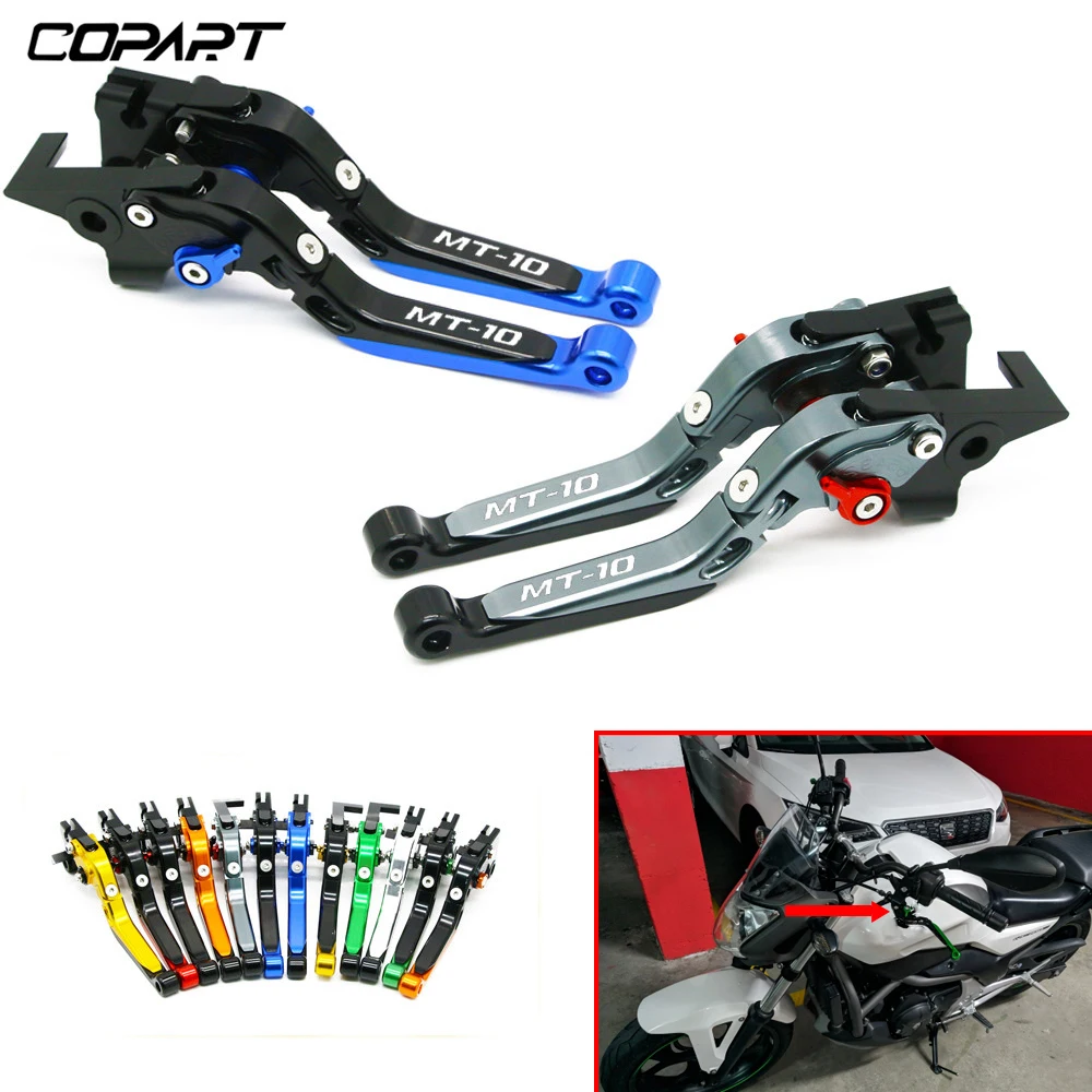 

For Yamaha MT-10 MT 10 MT10 FZ-10 FZ10 2016-2019 Motorcycle Accessorie CNC Adjustable Folding Extendable Brake Clutch Levers