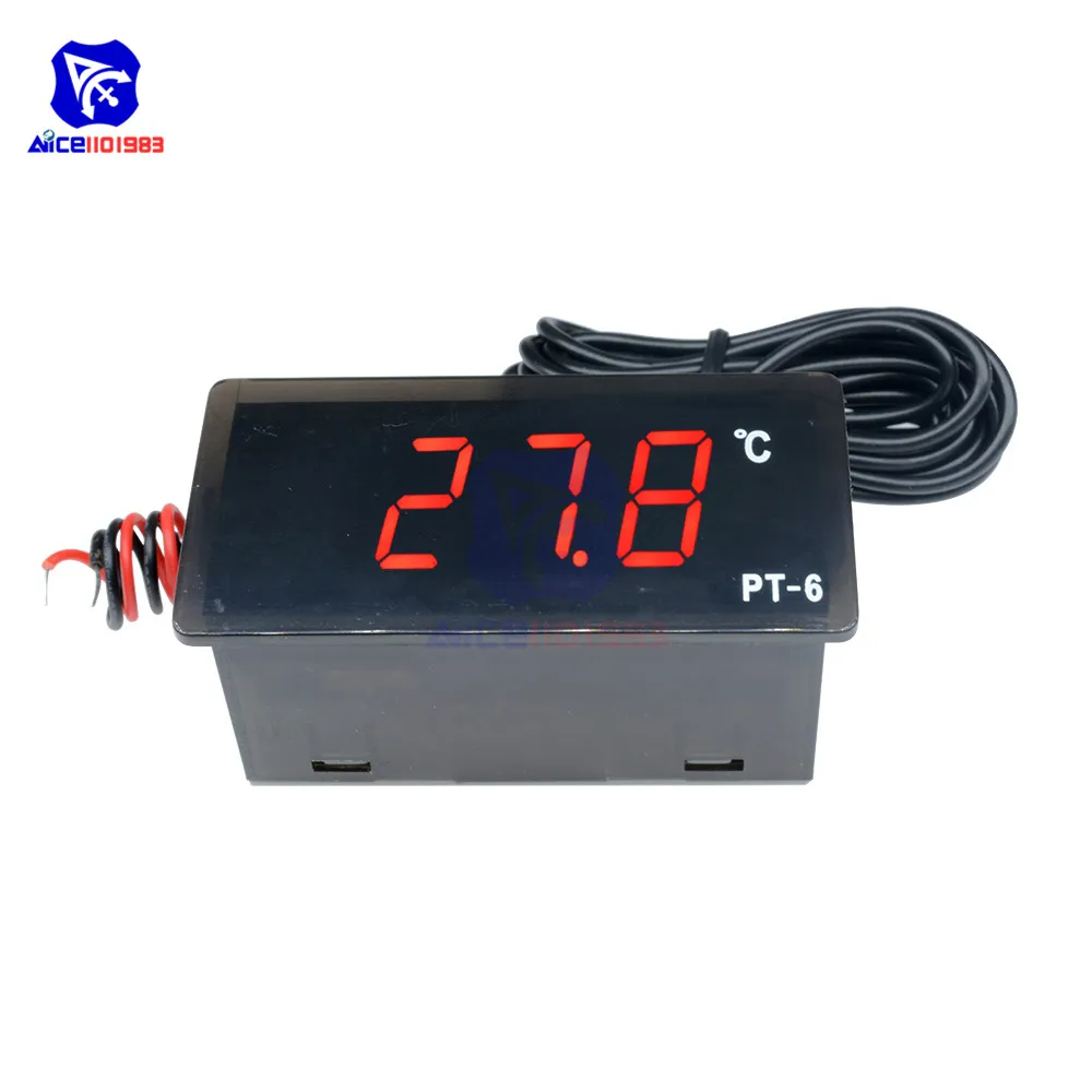 Thermostat diymore DC 12V/AC 220V, testeur universel, affichage numérique de la température, thermom