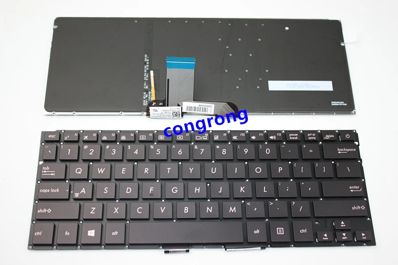 Laptop Keyboard for Asus ZenBook UX310 UX310UA UX310UQ U4000 U4000U U4000UQ Series Black US Backlit