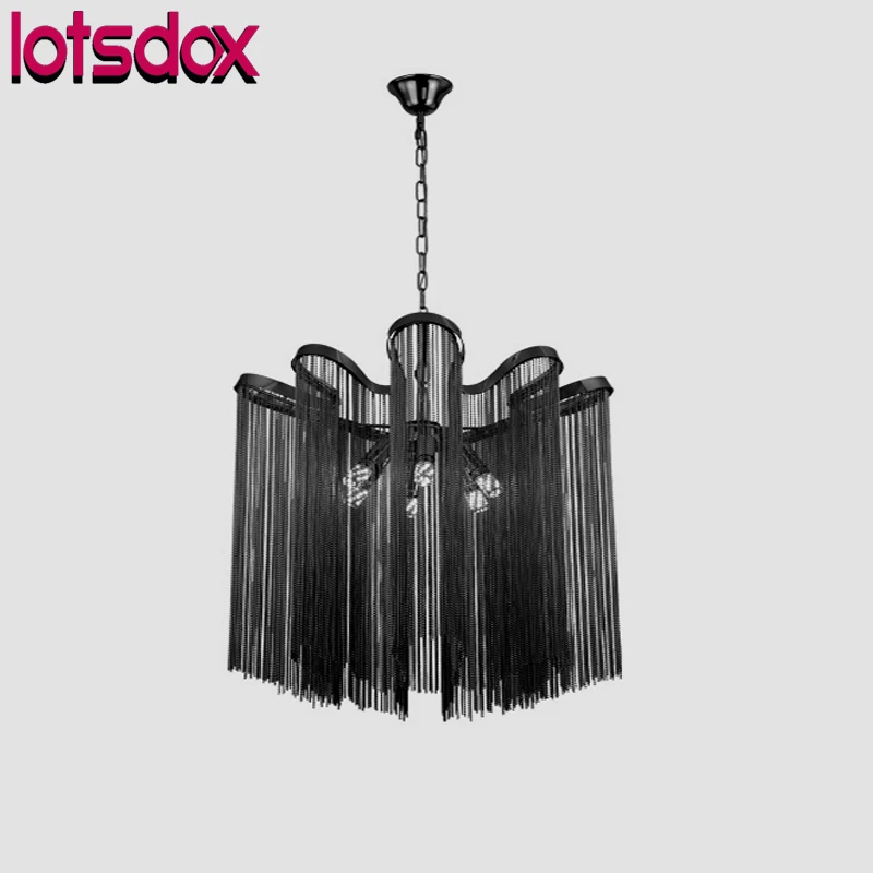 Imagem -03 - Incluído com Lâmpadas Led E14 Luxo Prata Preto s Ouro Pingente de Luz com Suporte Ondulado Moderna Sala Estar Quarto Pingente Lâmpada