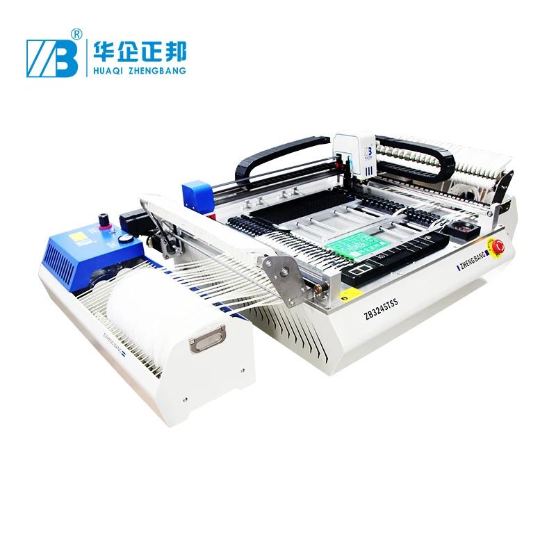 ZB3245TSS Pick And Place Machine LED 2 Head High Speed Full Automatic Desktop Smt Pick And Place Machine For Pcb SMT Production