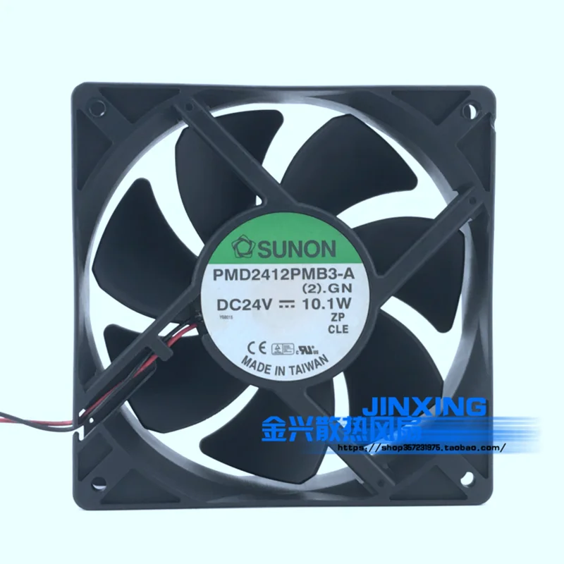 New PMD2412PMB3-A DC24V 10.1W 12cm frequency converter fan 120*120*38 12038 cooling fan