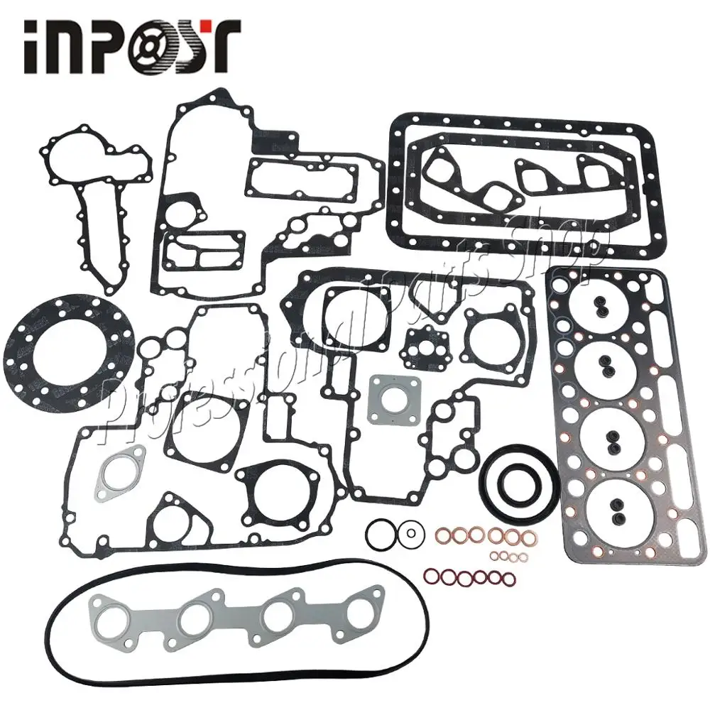 

New Engine Cylinder Gasket V1702 Full Gasket Kit For Kubota Excavator & Tractor