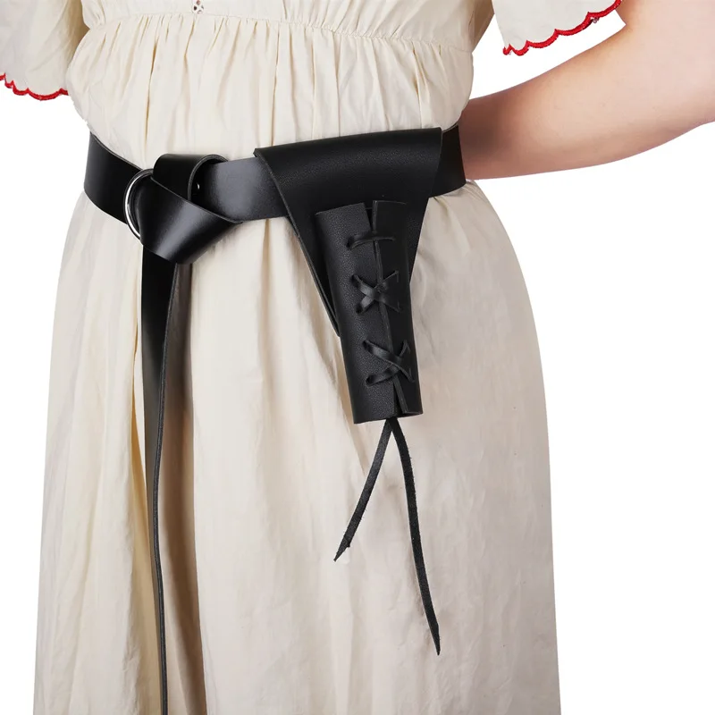 Mittelalterlichen Männer Ritter Schwert Halter Mantel Viking Cosplay Scheide Erwachsene Schwert Gürtel Taille Waffe Kostüm Frauen Bund Schnalle