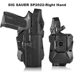 SIG SAUER SP2022 Gun Holster OWB Waistband Carry Holster Tactical Hunting Waist Paddle Pistol Handgun Bag Case