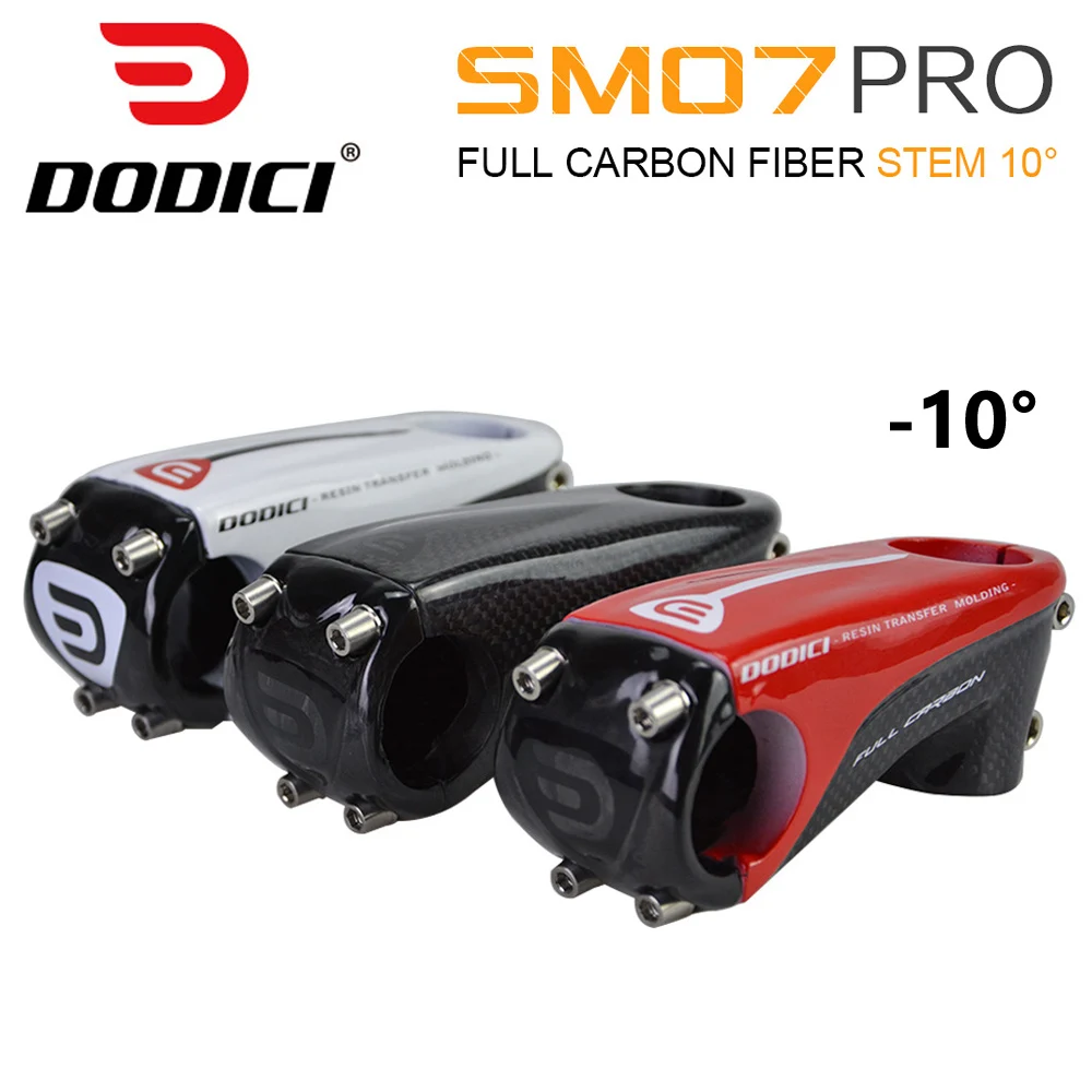 DODICI 148g Full Carbon Bicycle Stem Riser Ultralight Road Bike MTB Cycling Parts 31.8mm Handlebar Adapter 80/90/100mm