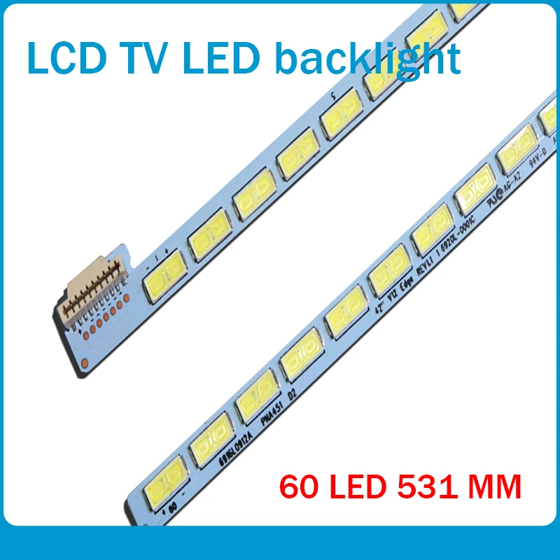 

2PCS/Lot For LE42A70W 6922L-0016A 6916L-0912A 42"V12 Edge 6920L-0001C 42LS4100 42LM620T 42LM6200 42LM620S 42LM615S 531MM 60LED