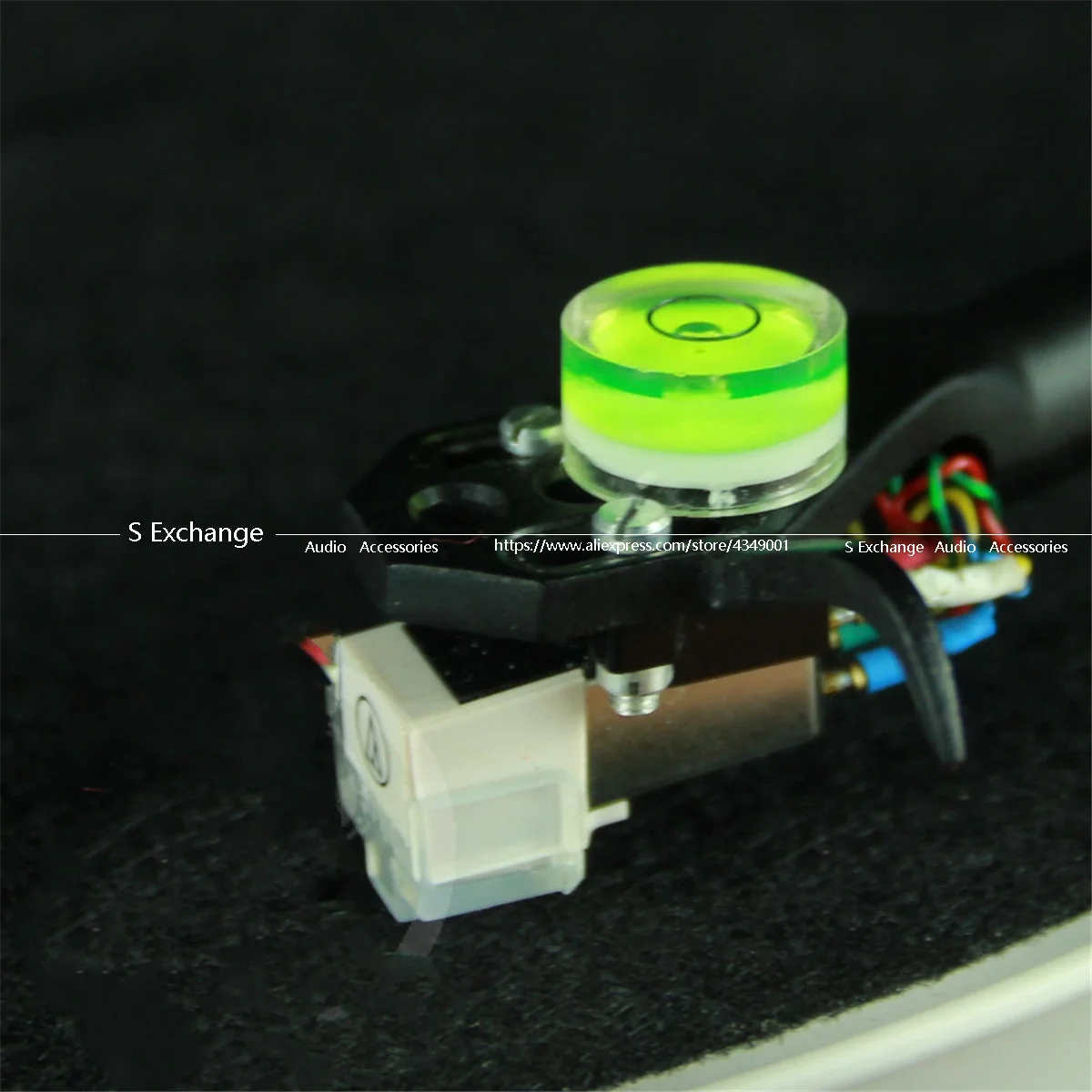 Níveis para tonificador e gravação de vinil, tocador de cd com 4 cabeças, ideal para cartucho de agulhas