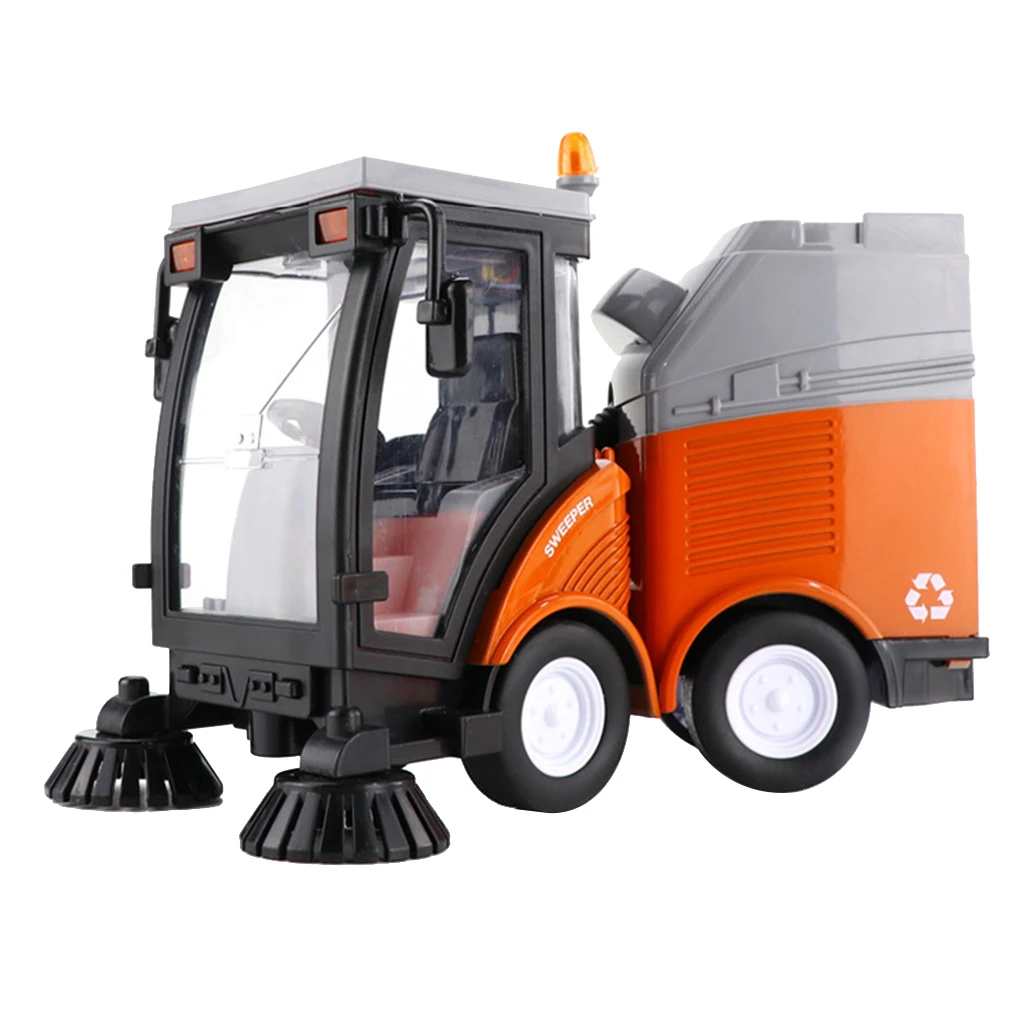 

Sweeper Incl. Garbage Bin Street Cleaning Vehicle With Light And Sound Toy Car Toy Wonderful Gift For Kids