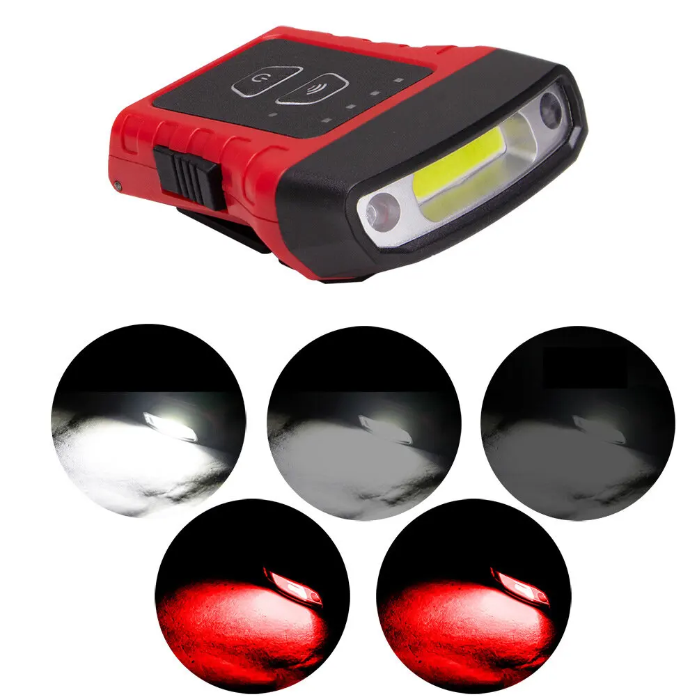 Waterproof Smart Sensor Strong Light Rotated 5 Modes of Light USB Charging Bicycle Headlight