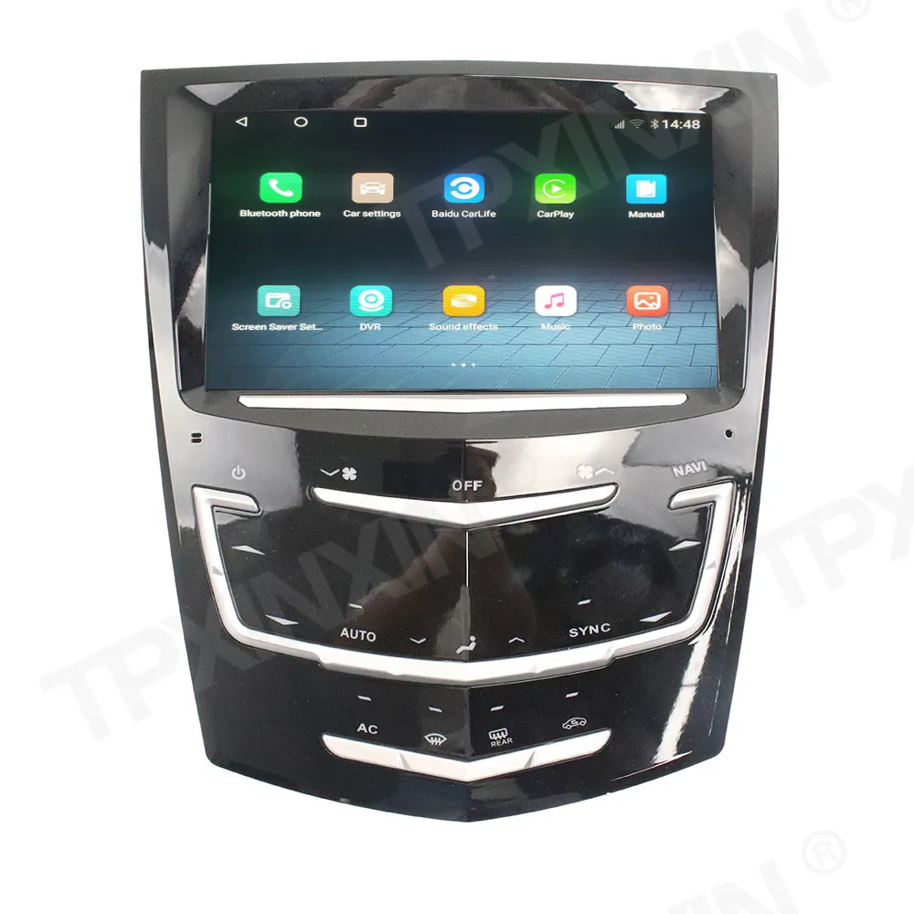 Telsa Style Vertical Screen For Cadillac Escalade 2015 Radio Android 13 QLED Car Radio Player Multimedia GPS Navigation Stereo